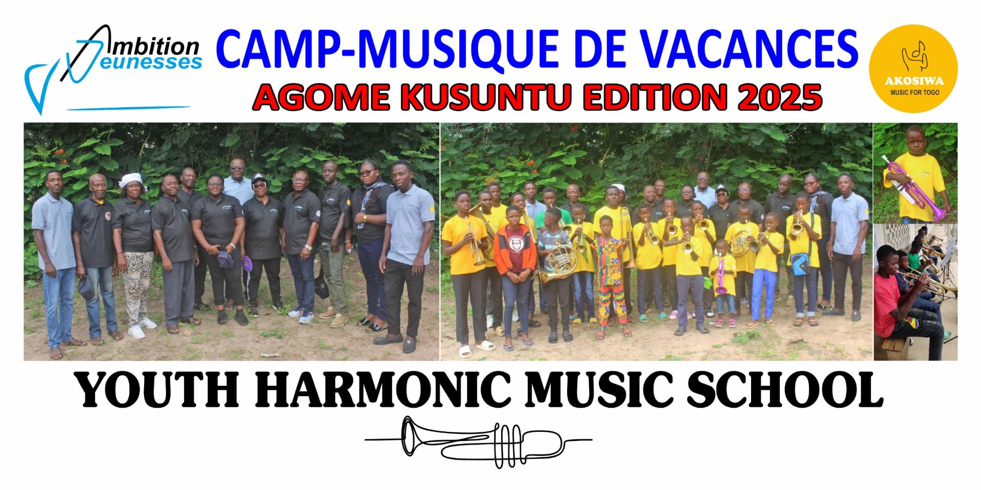 Camp d’été musical de deux semaines en juillet 2025